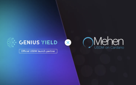 DEXとAI駆動イールド最適化機能を統合したオールインワンDeFiプラットフォーム「Genius Yield」が、Cardano向けの法定通貨裏付けステーブルコイン「Mehen」との新たなパートナーシップを発表